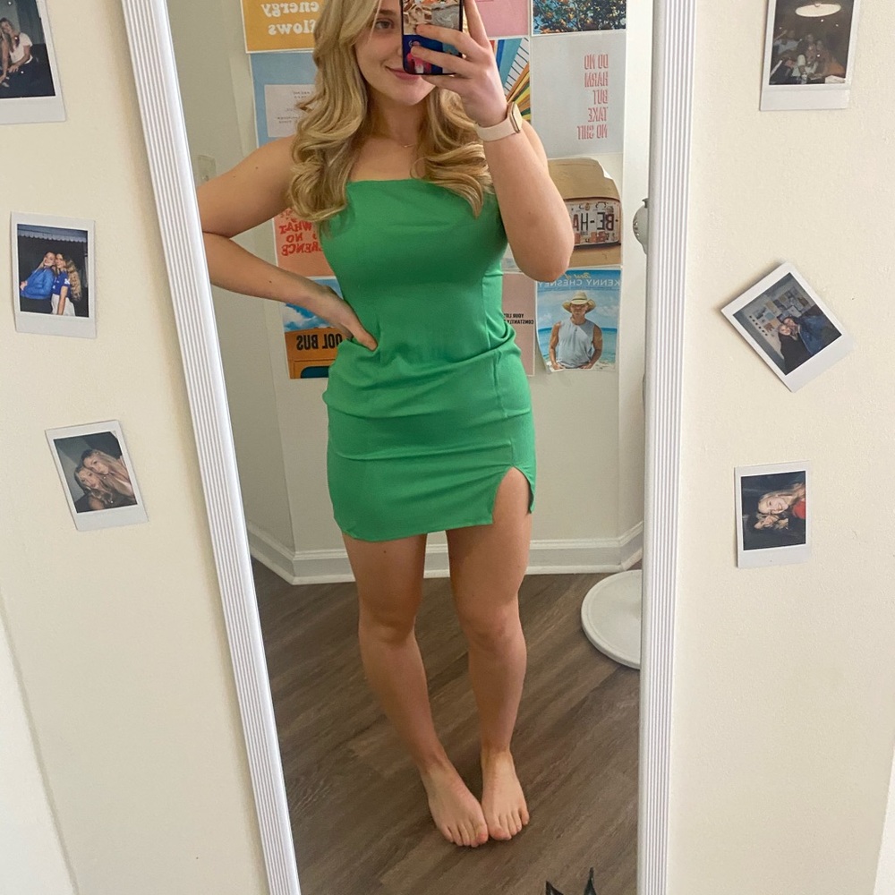 Green dress